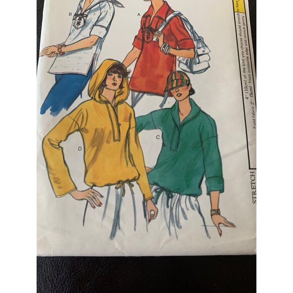 Vogue Misses Top Sewing Pattern 9823 Sz 10 - Uncut - Picture 2 of 9